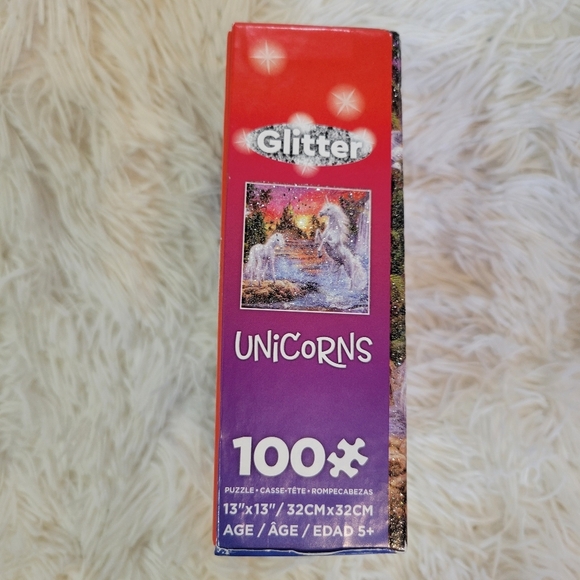Glitter Unicorns 100 piece puzzle kids Learning games - Picture 5 of 5
